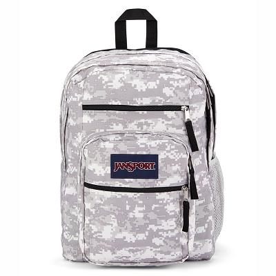 JanSport BIG STUDENT Laptop Backpacks Grey / Camo | AU_JS525