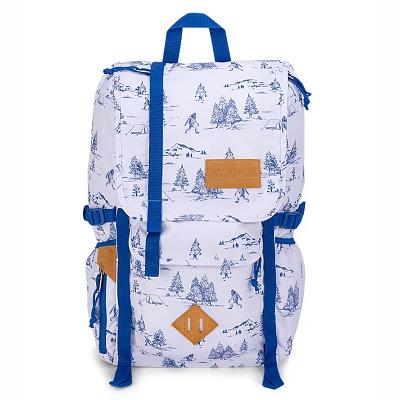 JanSport Hatchet Work Backpacks White / Blue | AU_JS373