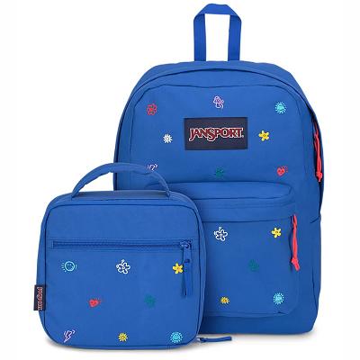 JanSport KIDCORE CHARMS BUNDLE School Backpacks Blue | AU_JS136