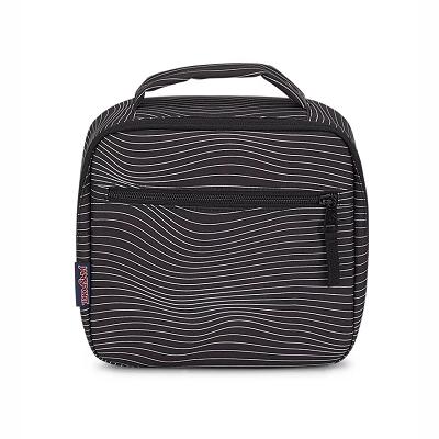 JanSport LUNCH BREAK Lunch Bags Black / White | AU_JS056