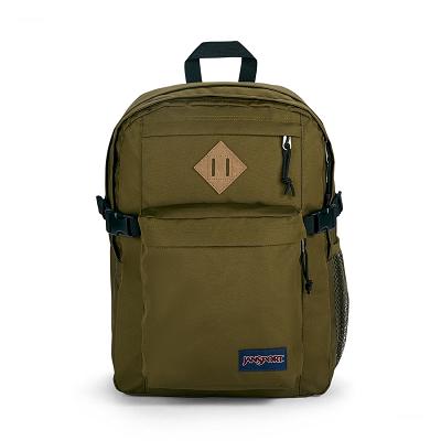 JanSport Main Campus Laptop Backpacks Olive | AU_JS484