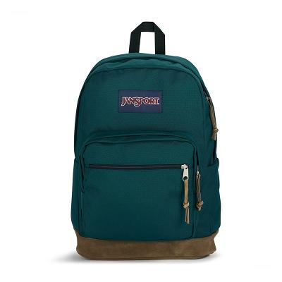 JanSport Right Pack Laptop Backpacks Deep Green | AU_JS334