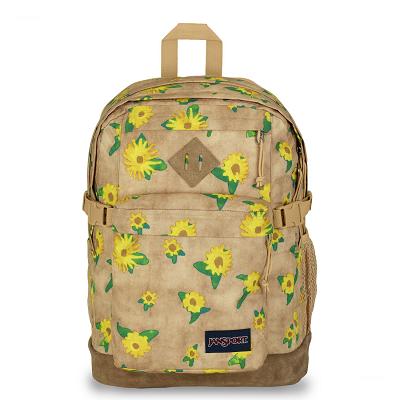 JanSport SUEDE CAMPUS School Backpacks Khaki | AU_JS047