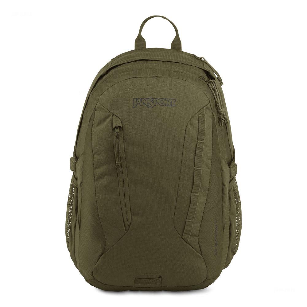 JanSport Agave School Backpacks Olive | AU_JS436