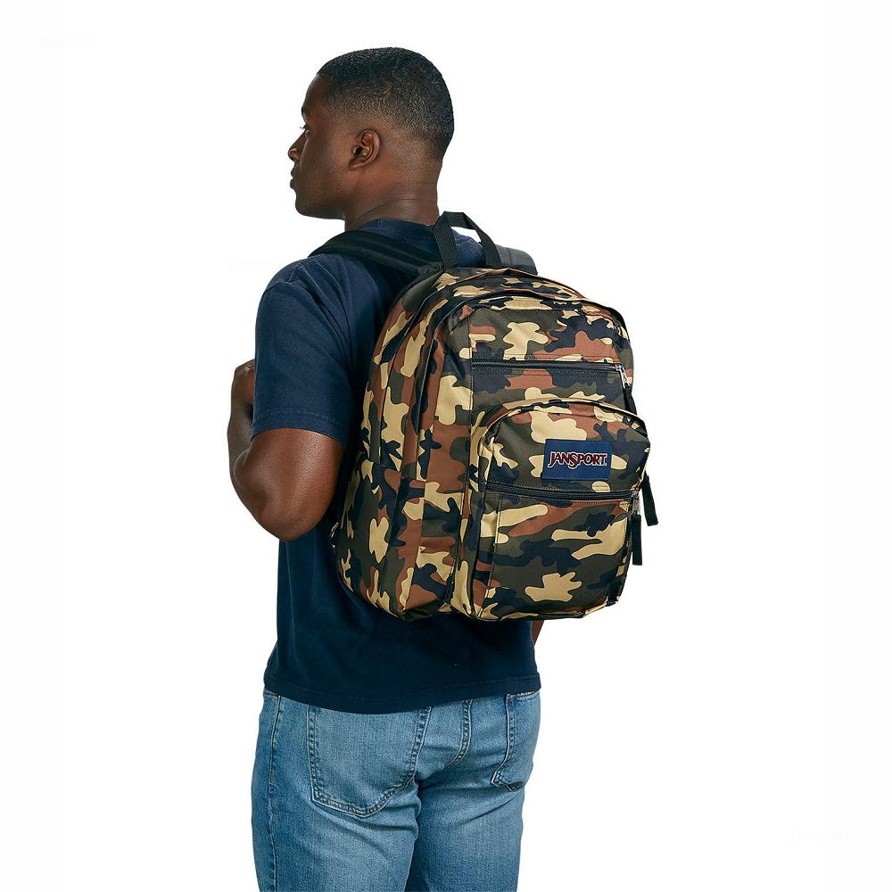 JanSport BIG STUDENT Laptop Backpacks Camo | AU_JS112