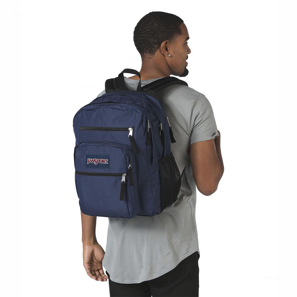 JanSport BIG STUDENT Laptop Backpacks Navy | AU_JS557