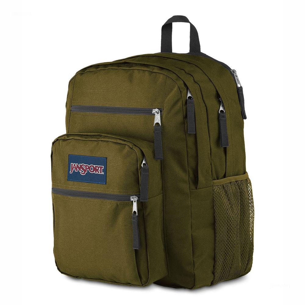 JanSport BIG STUDENT Laptop Backpacks Olive | AU_JS066