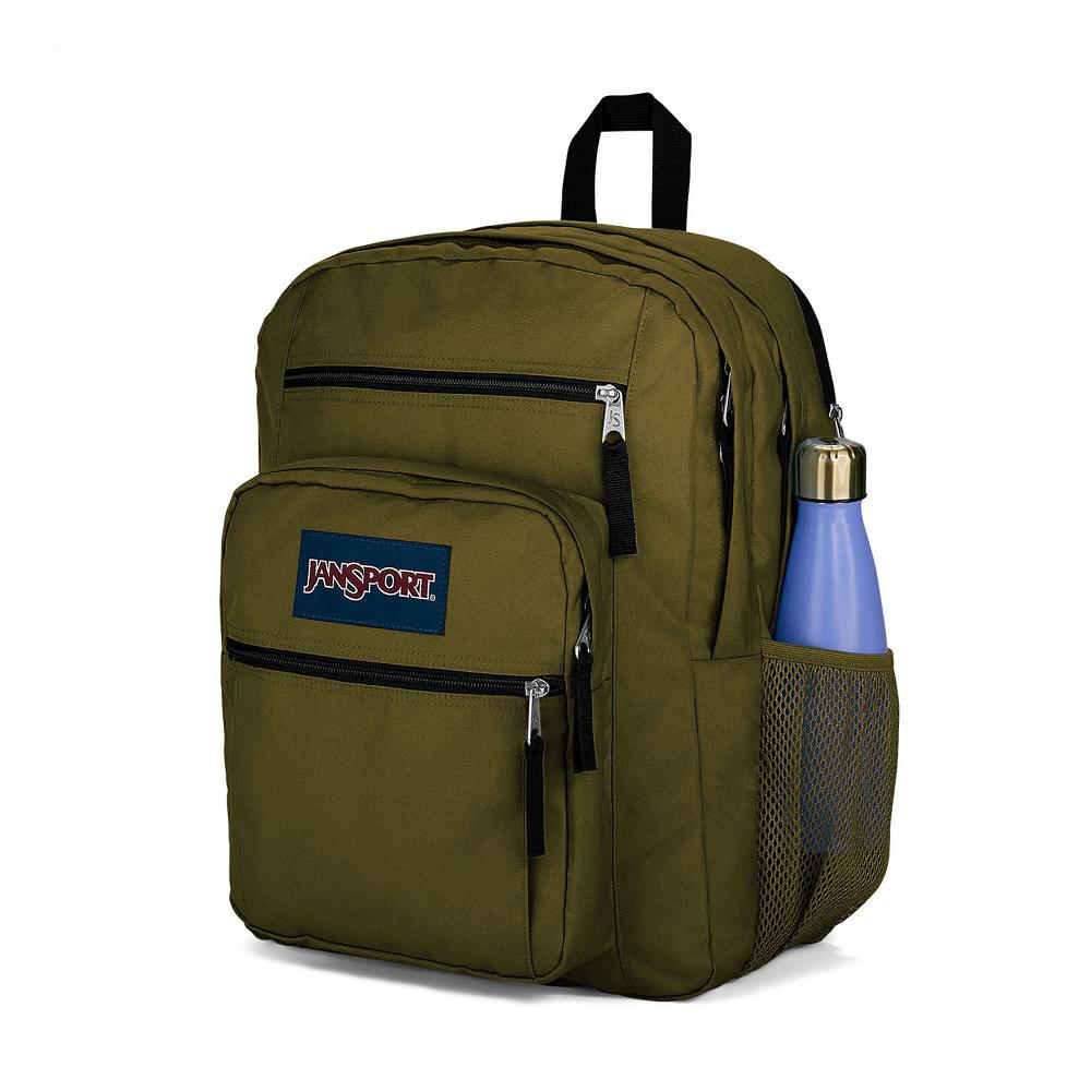 JanSport BIG STUDENT Laptop Backpacks Olive | AU_JS066