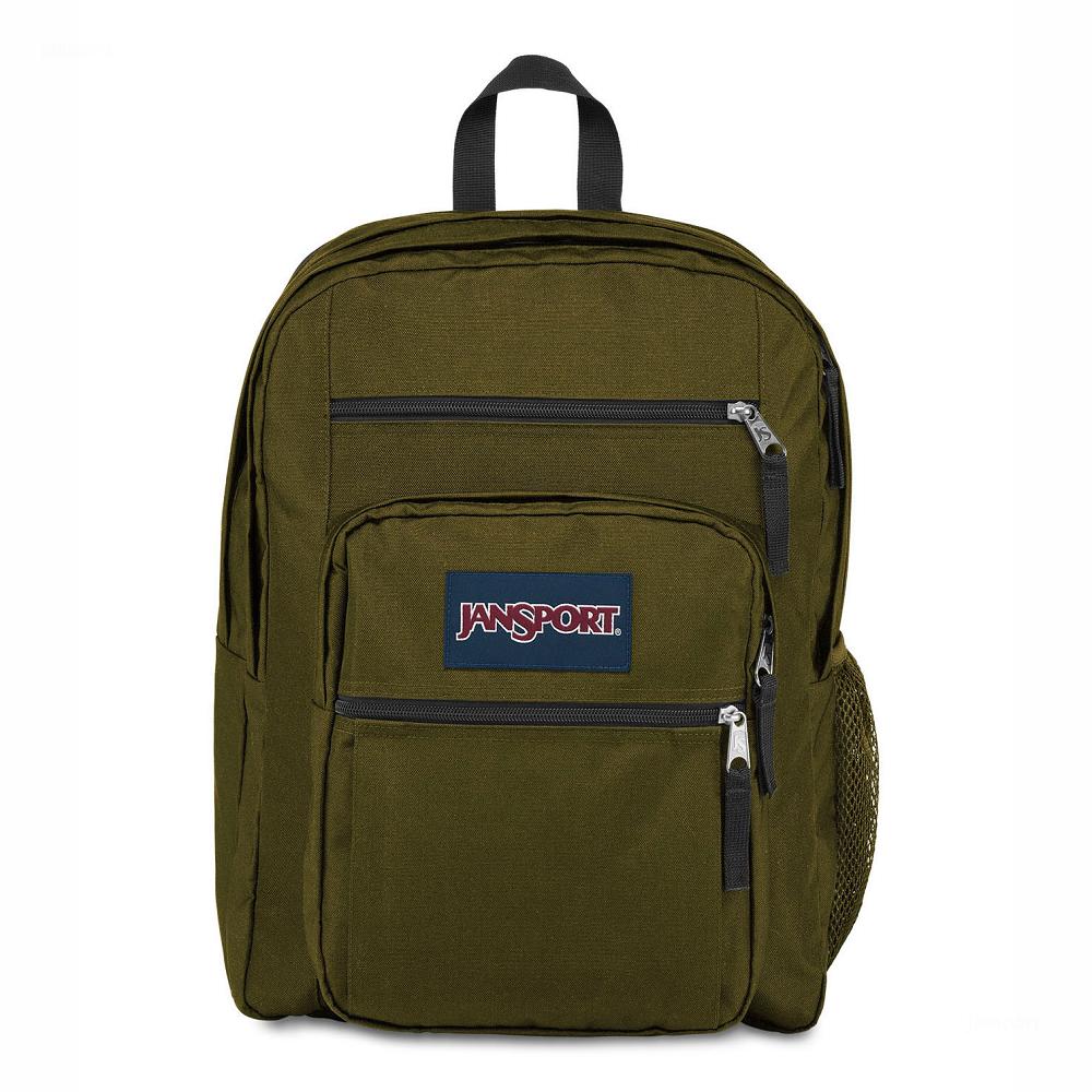 JanSport BIG STUDENT Laptop Backpacks Olive | AU_JS066