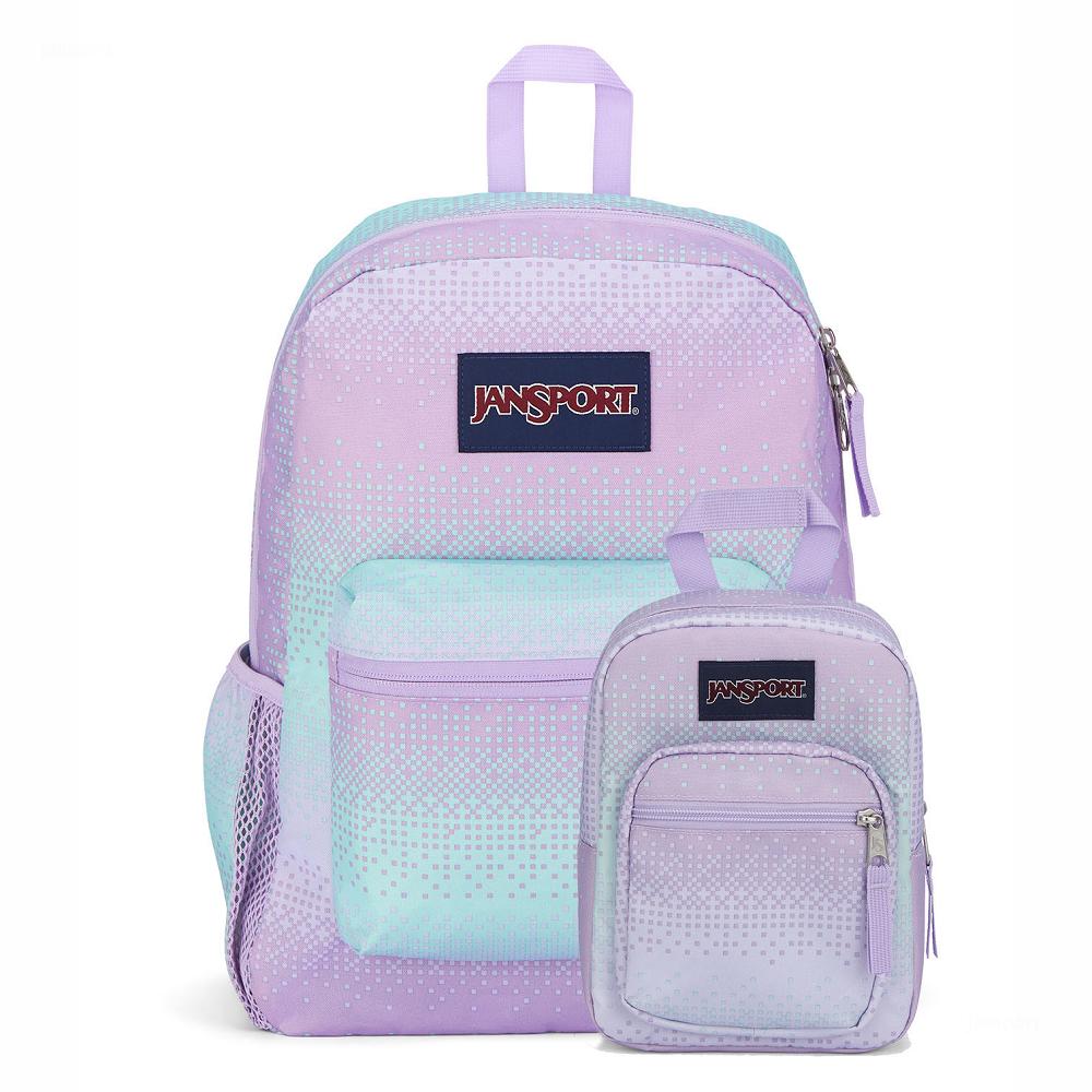 JanSport CROSS TOWN + BIG BREAK School Backpacks Purple | AU_JS560