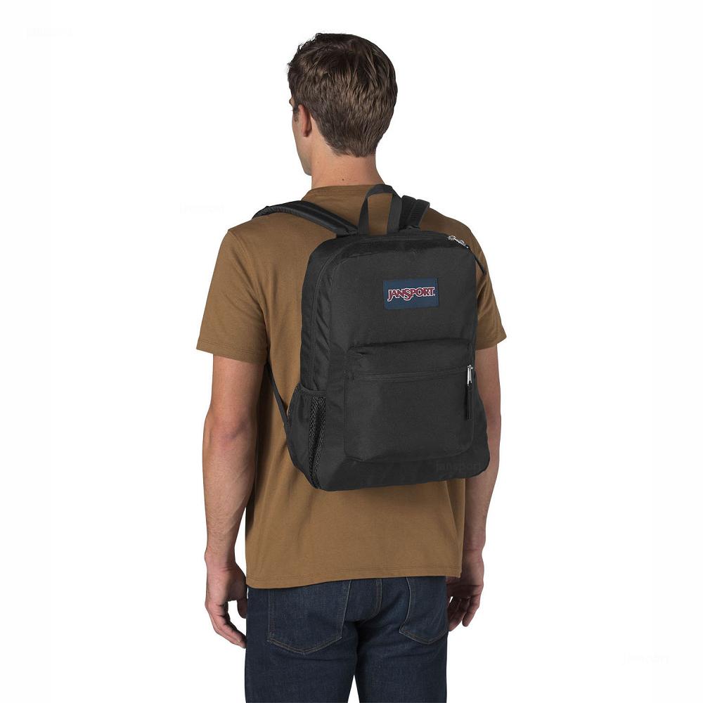 JanSport CROSS TOWN School Backpacks Black | AU_JS194