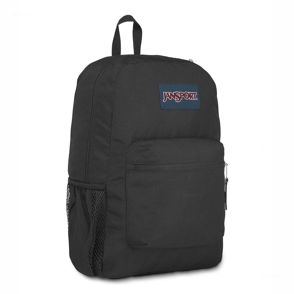 JanSport CROSS TOWN School Backpacks Black | AU_JS194