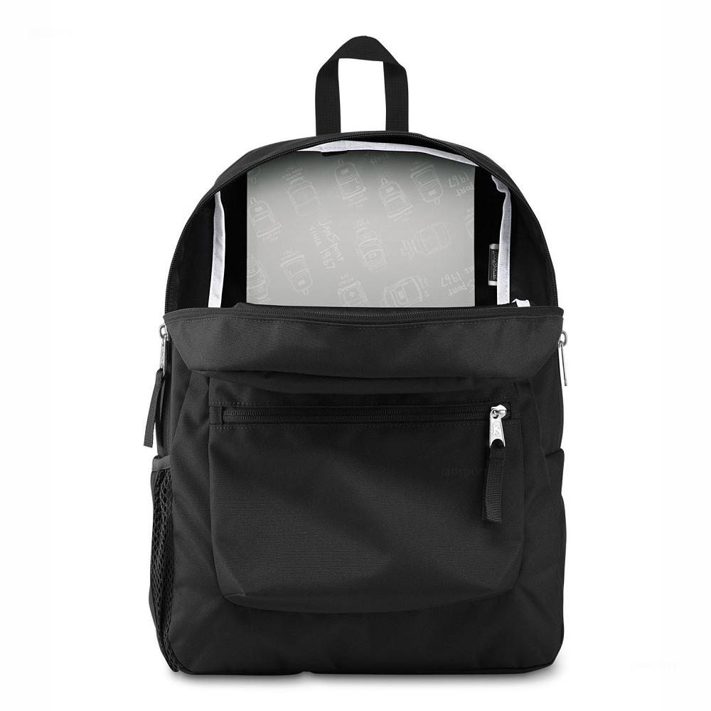 JanSport CROSS TOWN School Backpacks Black | AU_JS194