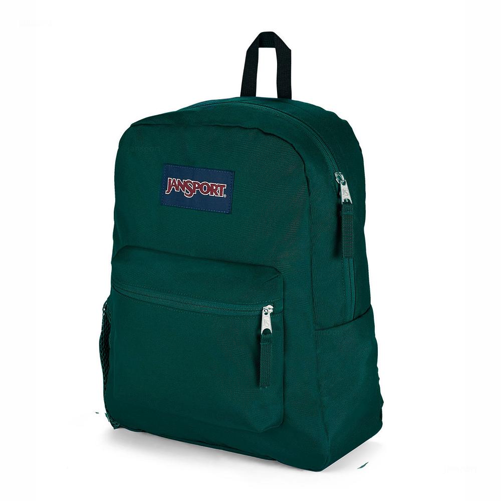 JanSport CROSS TOWN School Backpacks Green | AU_JS170