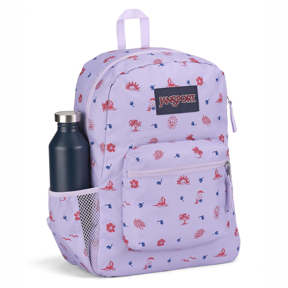 JanSport CROSS TOWN School Backpacks Light Purple | AU_JS335