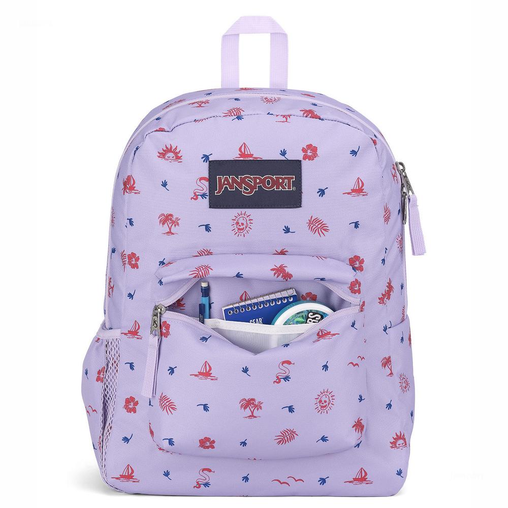 JanSport CROSS TOWN School Backpacks Light Purple | AU_JS335