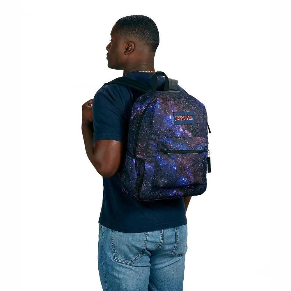 JanSport CROSS TOWN School Backpacks Navy | AU_JS566