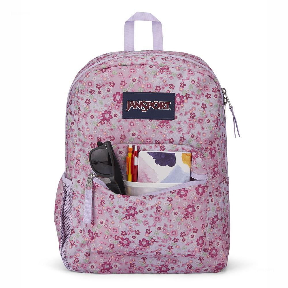 JanSport CROSS TOWN School Backpacks Pink | AU_JS282