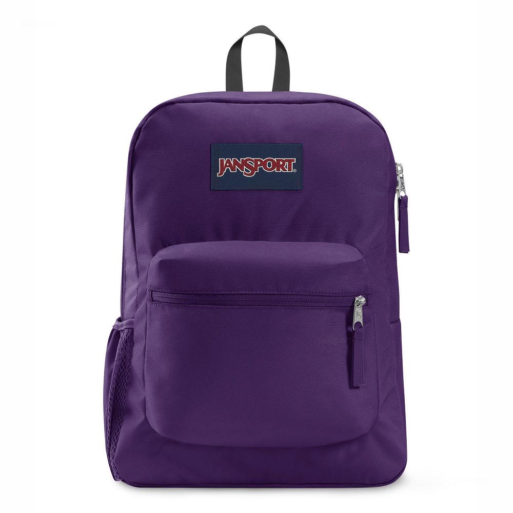 JanSport CROSS TOWN School Backpacks Purple | AU_JS074