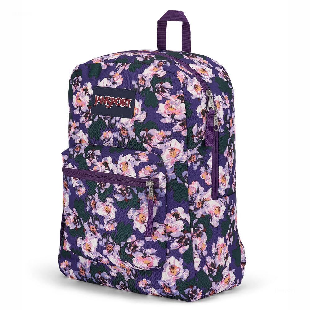 JanSport CROSS TOWN School Backpacks Purple | AU_JS481