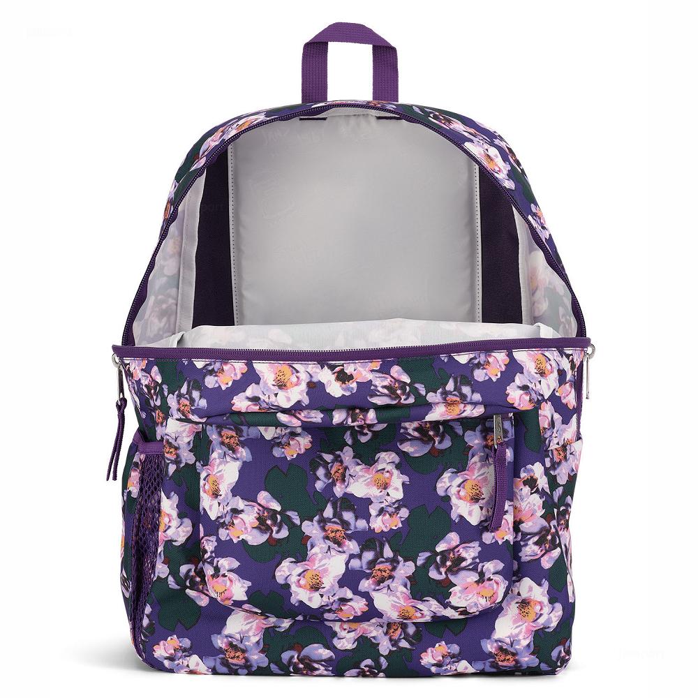 JanSport CROSS TOWN School Backpacks Purple | AU_JS481