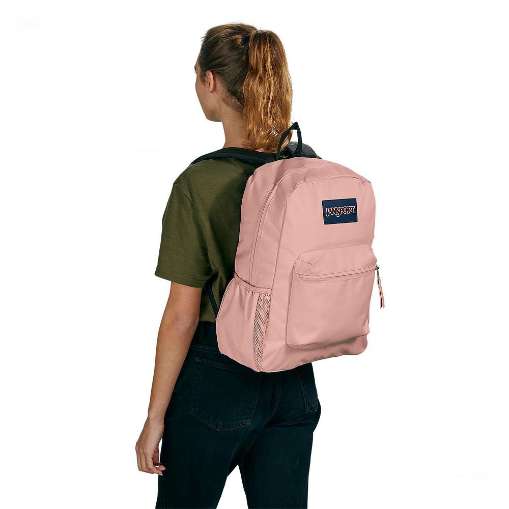 JanSport CROSS TOWN School Backpacks Rose | AU_JS297