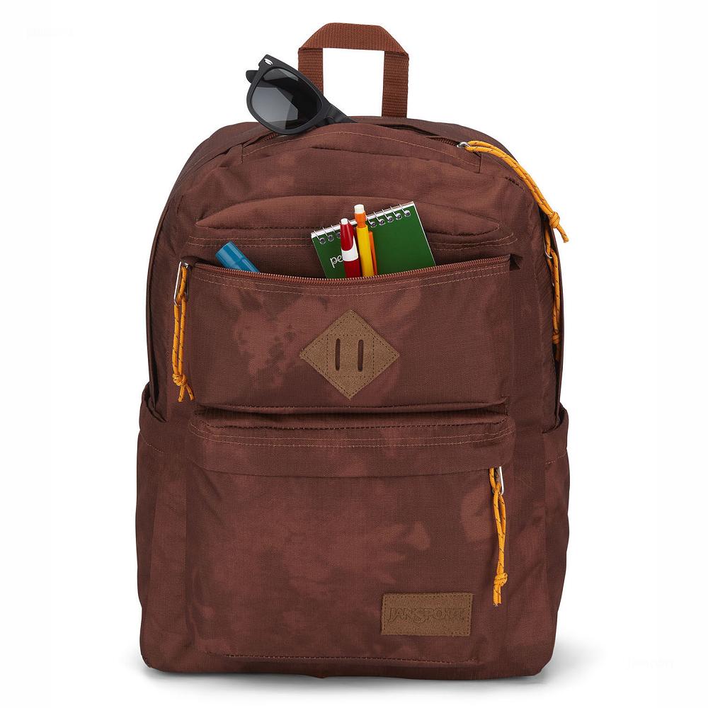 JanSport Double Break Laptop Backpacks Brown | AU_JS180