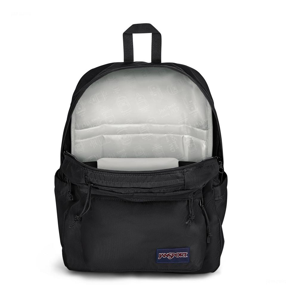 JanSport Double Break Laptop Backpacks Black | AU_JS236