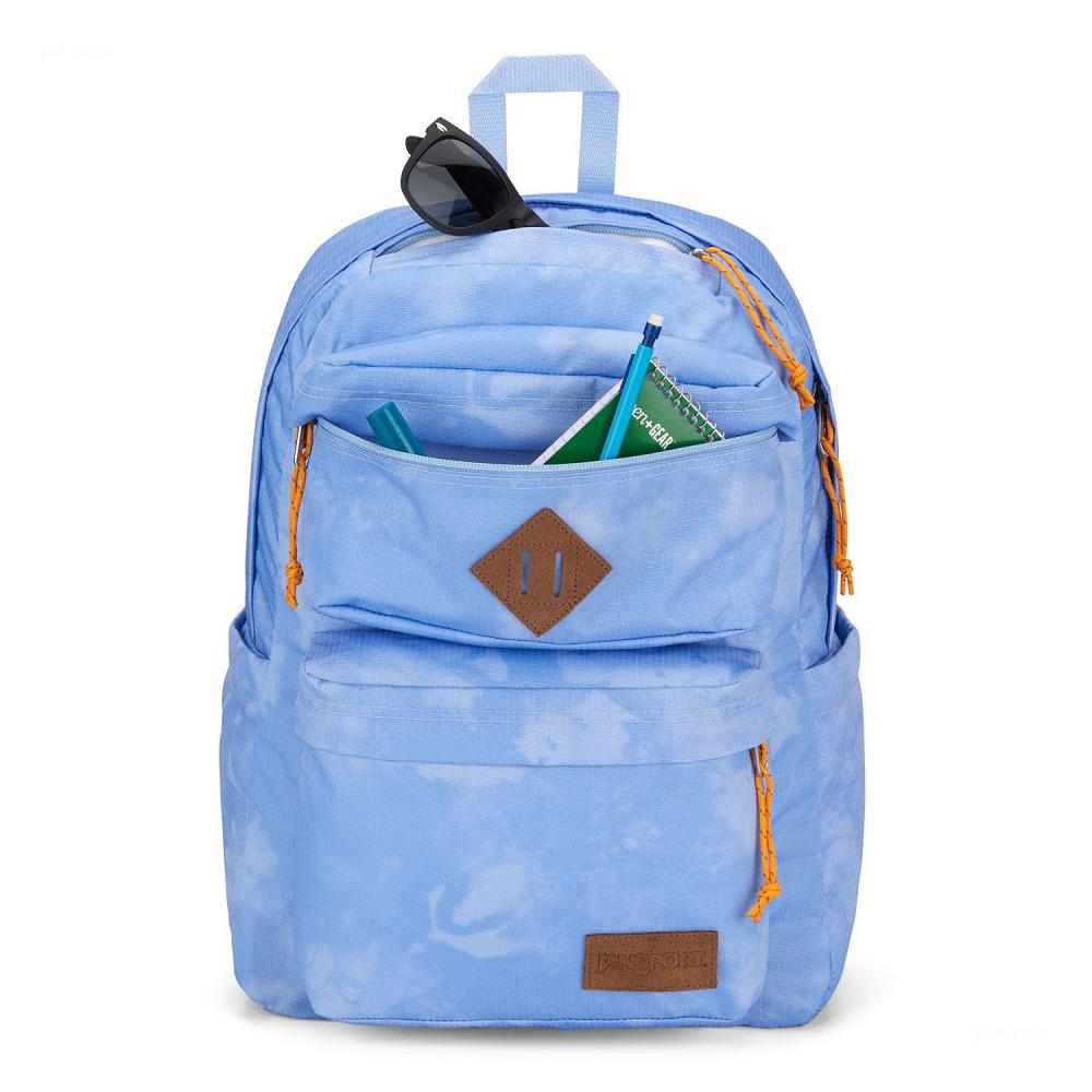 JanSport Double Break Laptop Backpacks Blue | AU_JS286