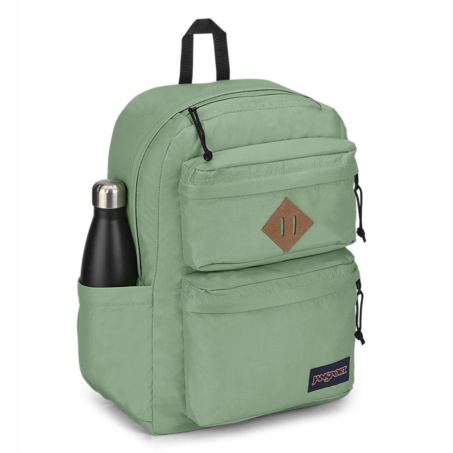 JanSport Double Break Laptop Backpacks Green | AU_JS505