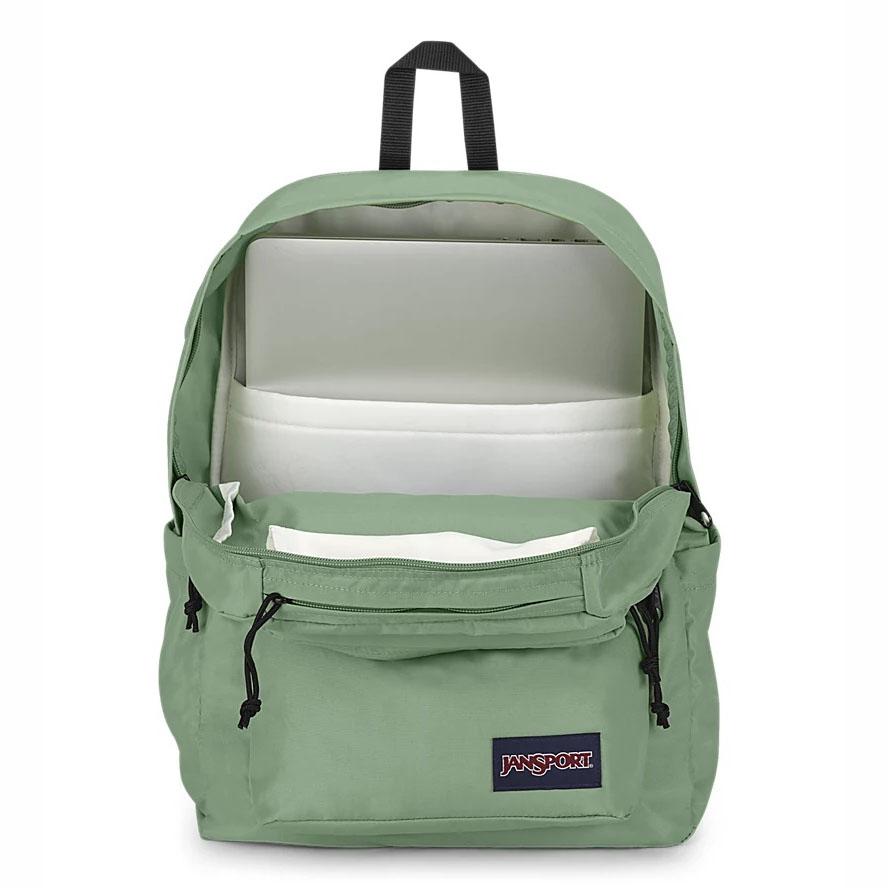 JanSport Double Break Laptop Backpacks Green | AU_JS505