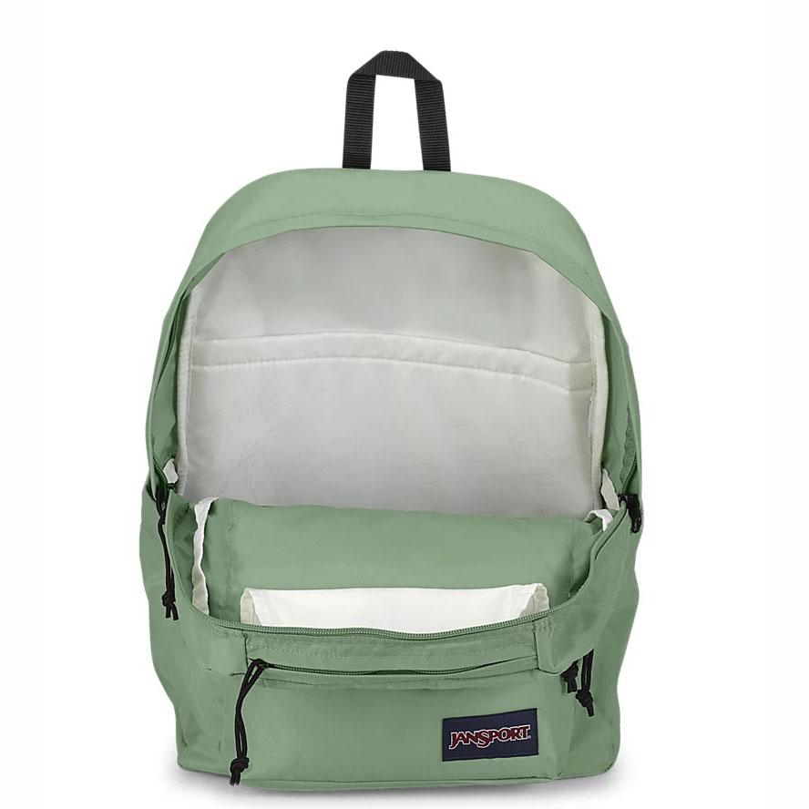 JanSport Double Break Laptop Backpacks Green | AU_JS505