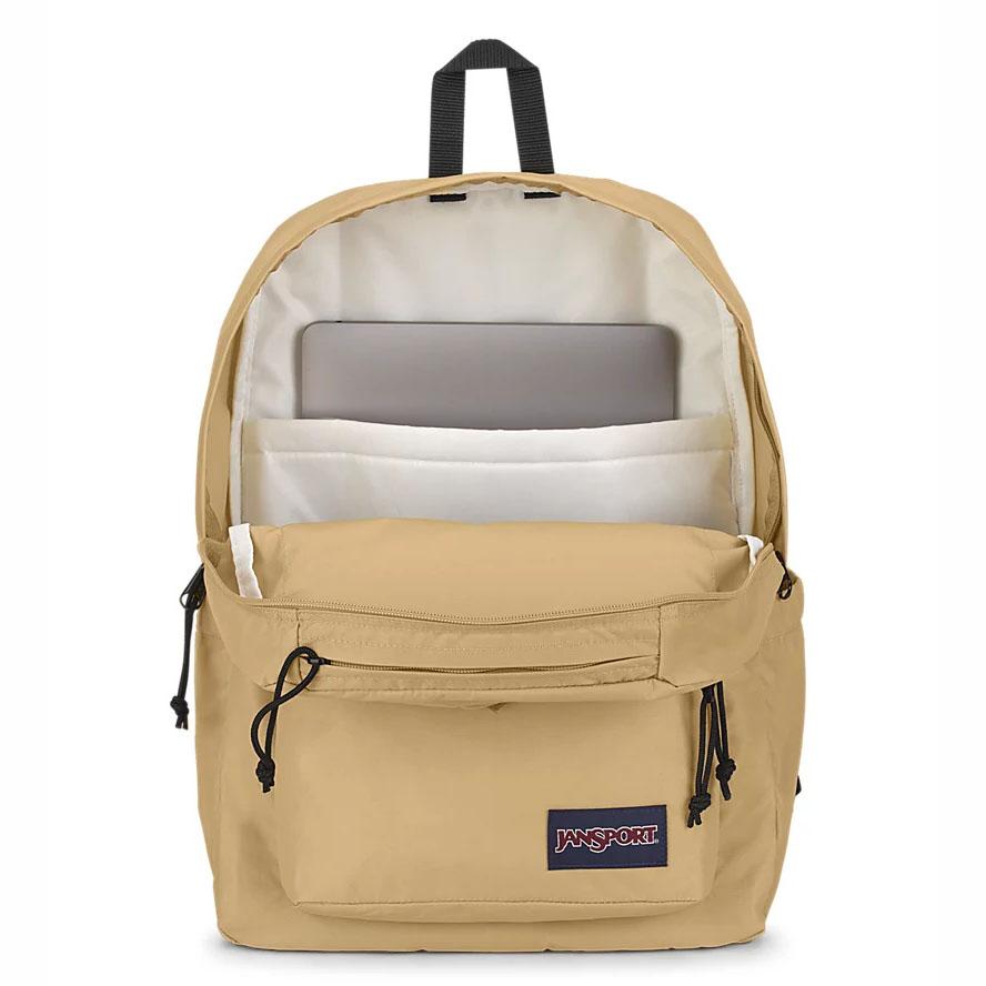 JanSport Double Break Laptop Backpacks Khaki | AU_JS063