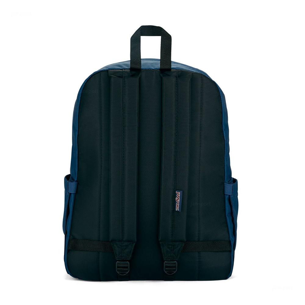 JanSport Double Break Laptop Backpacks Navy | AU_JS568