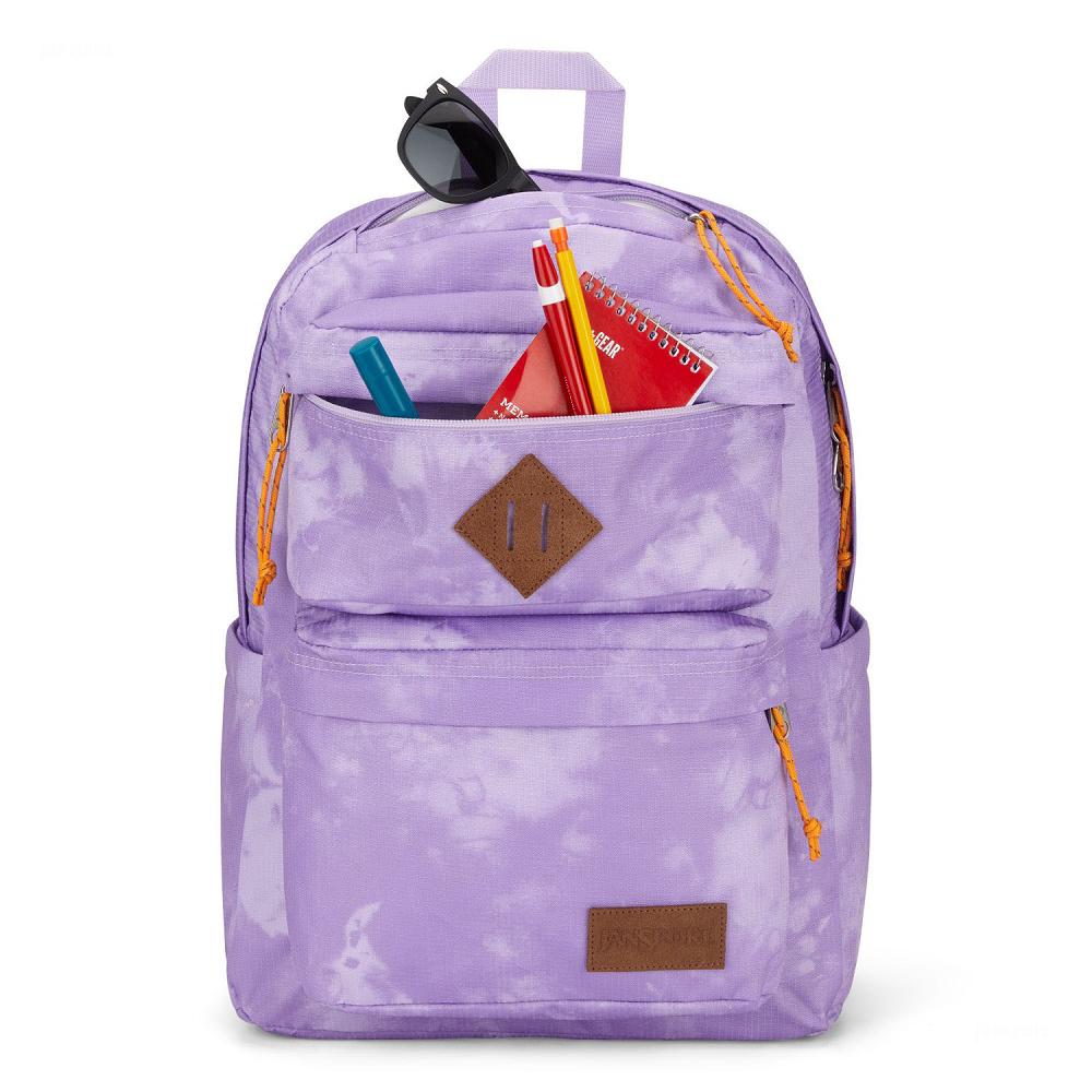 JanSport Double Break Laptop Backpacks Purple | AU_JS19B