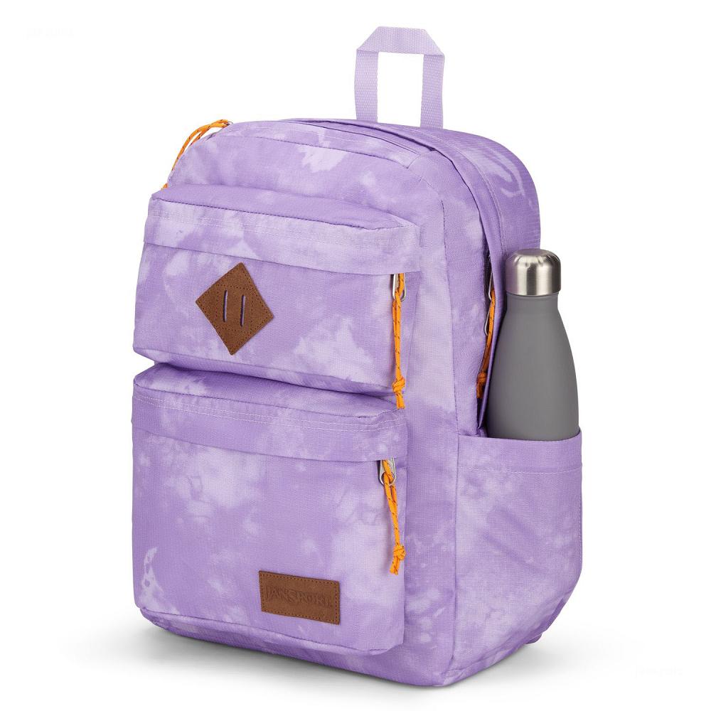 JanSport Double Break Laptop Backpacks Purple | AU_JS19B