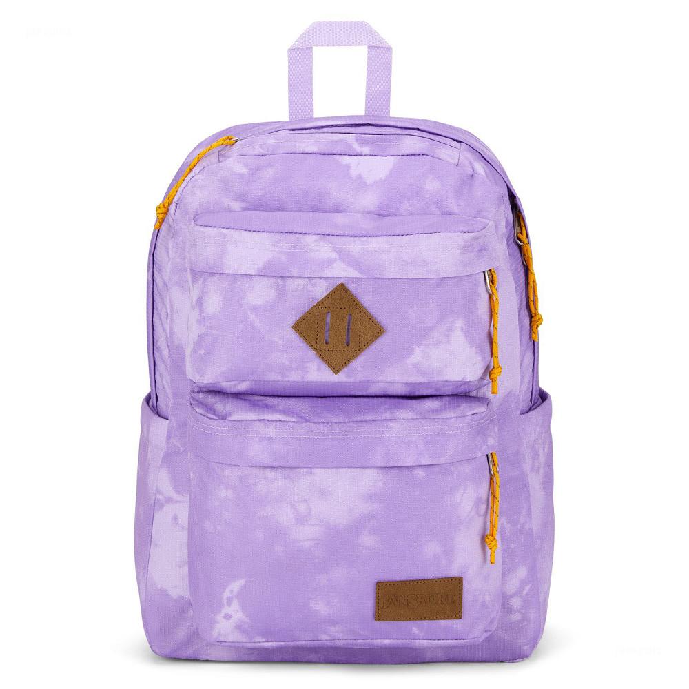 JanSport Double Break Laptop Backpacks Purple | AU_JS19B