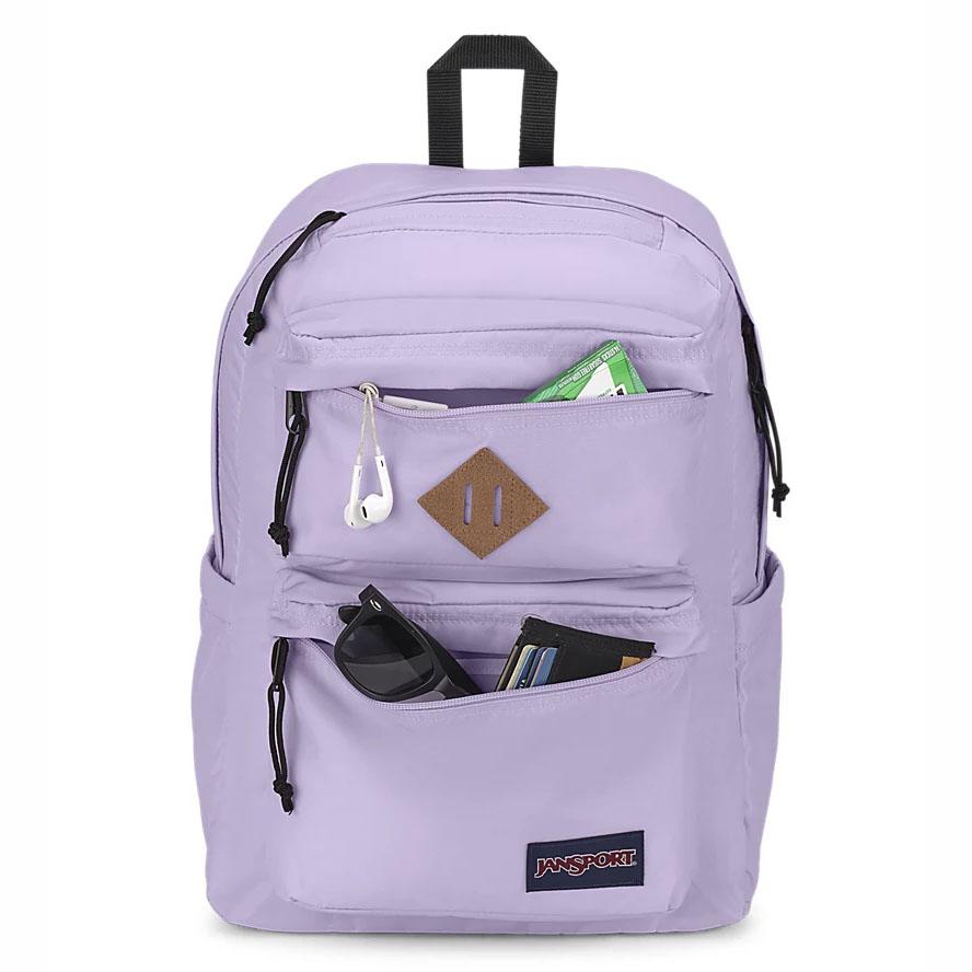 JanSport Double Break Laptop Backpacks Purple | AU_JS437