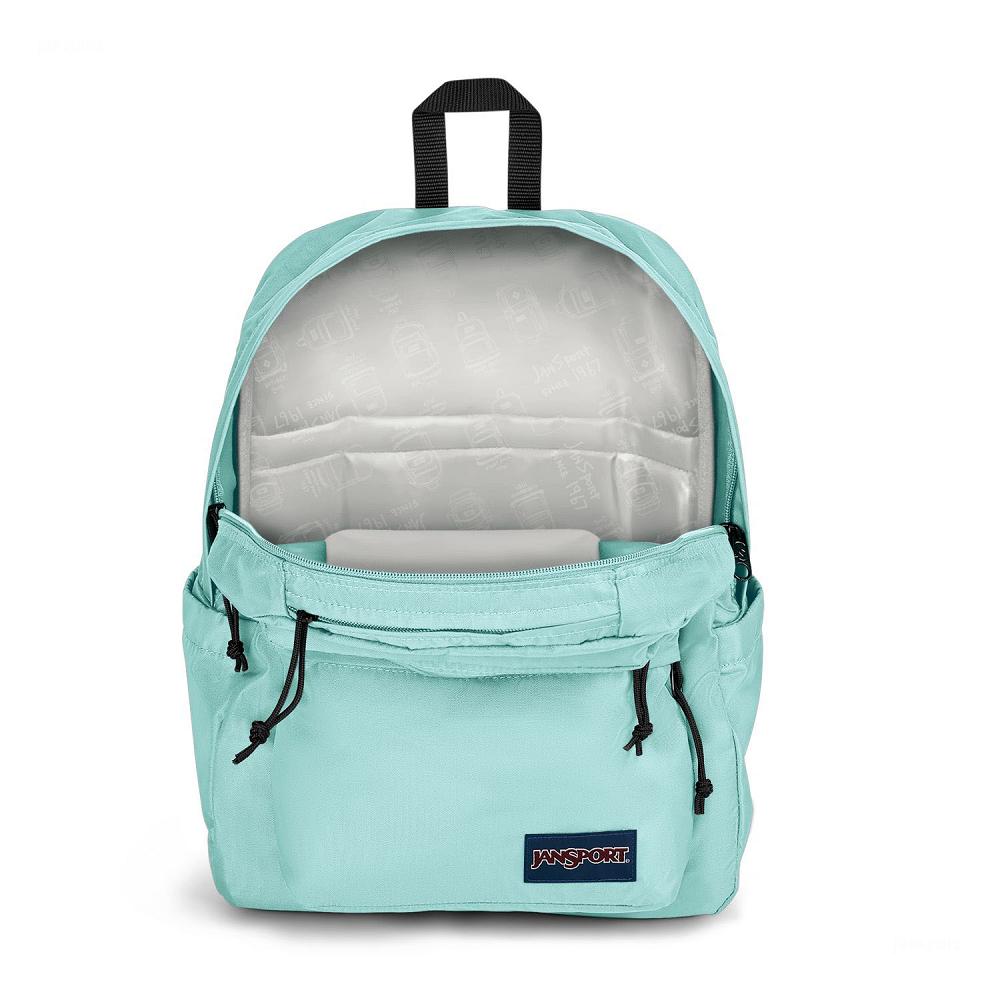 JanSport Double Break Laptop Backpacks Turquoise | AU_JS081