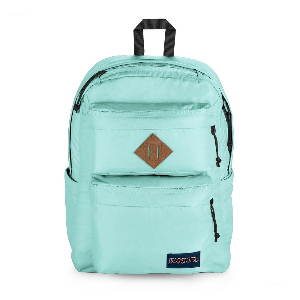 JanSport Double Break Laptop Backpacks Turquoise | AU_JS081