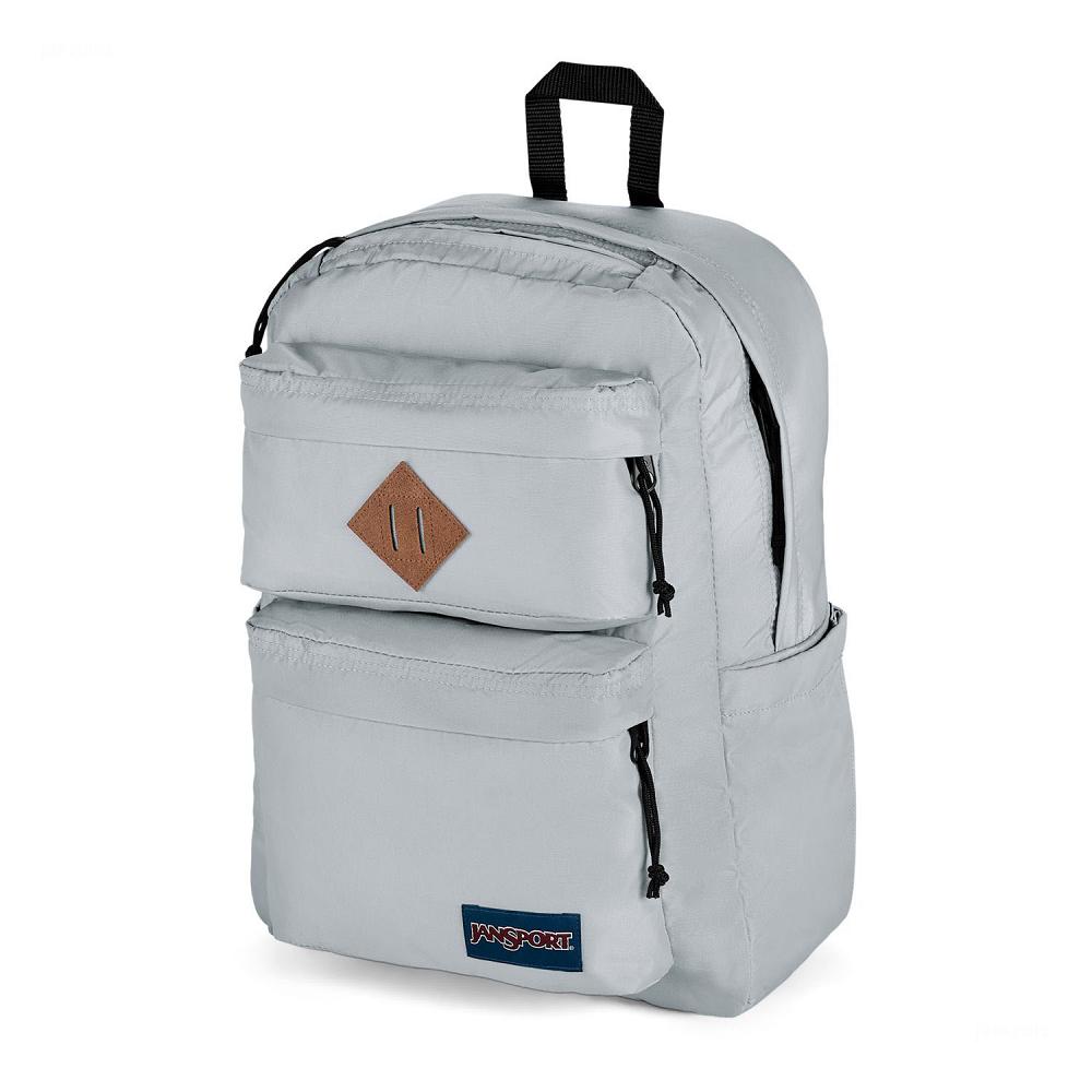 JanSport Double Break School Backpacks Grey | AU_JS277