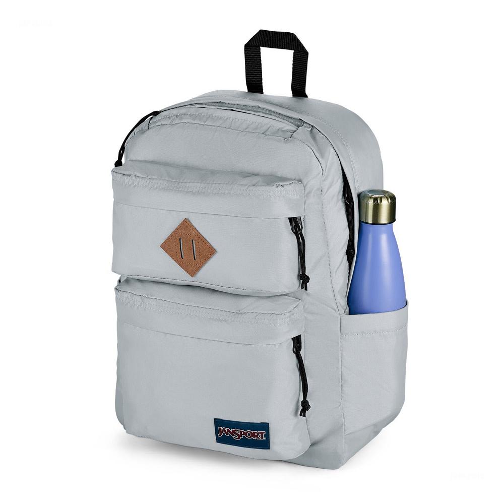 JanSport Double Break School Backpacks Grey | AU_JS277