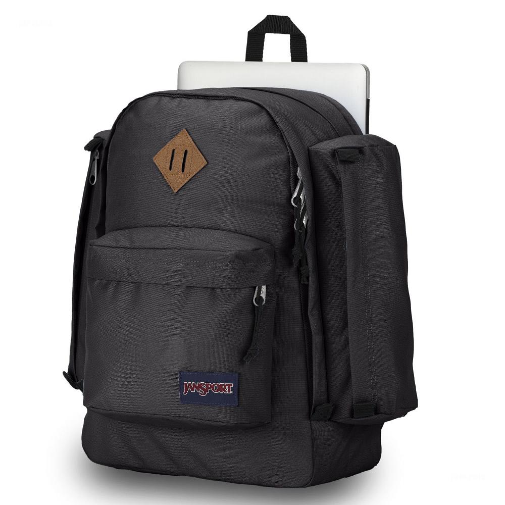 JanSport Field Pack Laptop Backpacks Black | AU_JS260