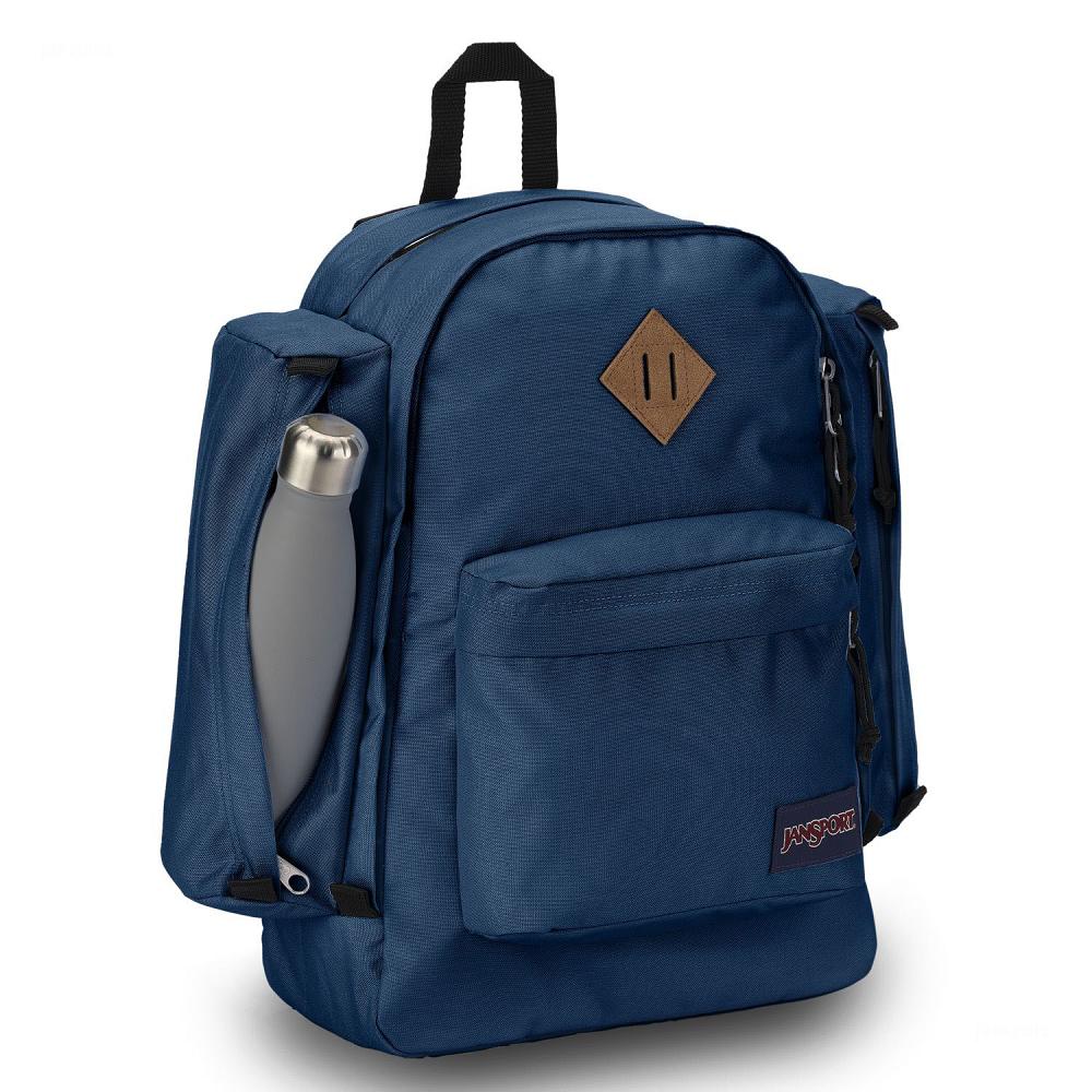 JanSport Field Pack School Backpacks Navy | AU_JS274