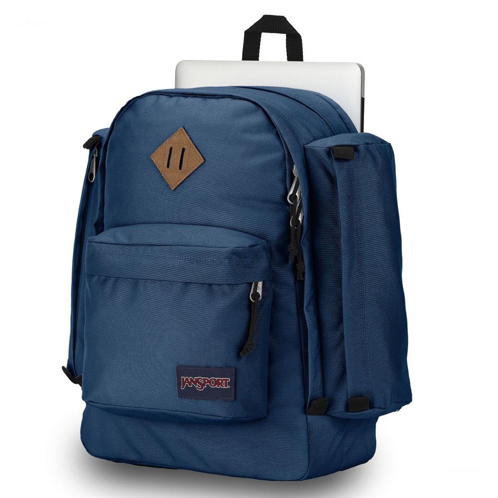 JanSport Field Pack School Backpacks Navy | AU_JS274