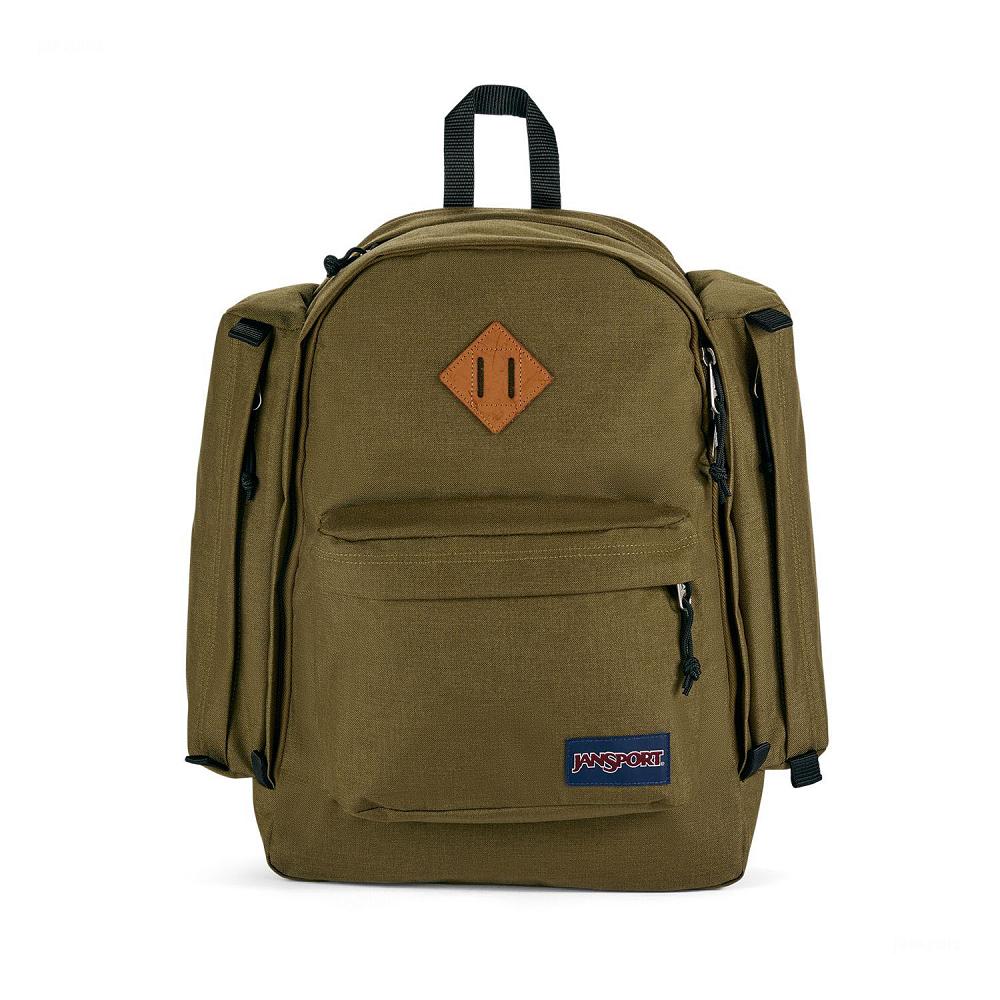 JanSport Field Pack School Backpacks Olive | AU_JS126