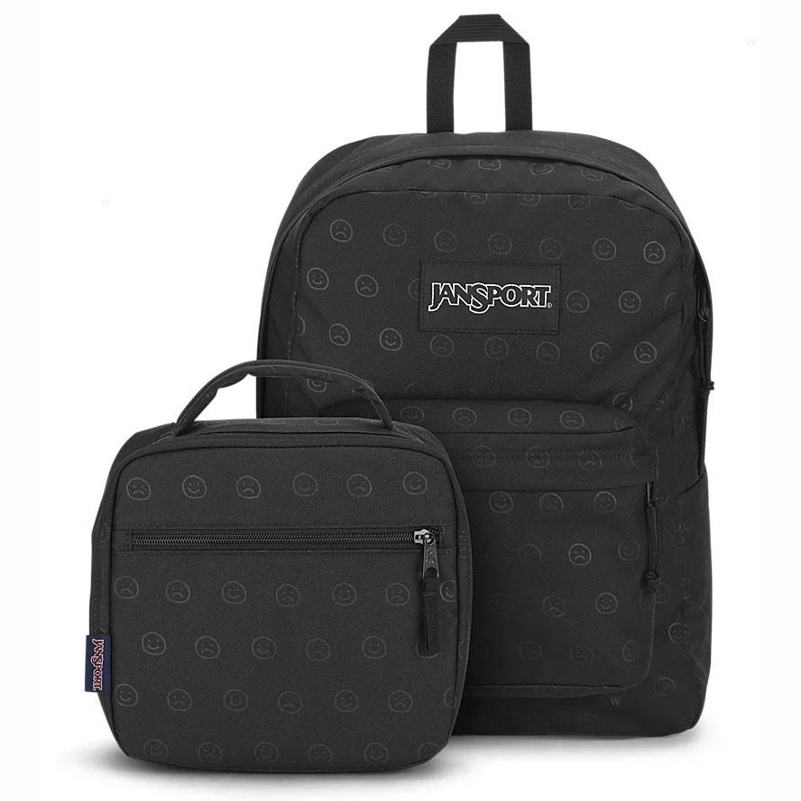 JanSport HAPPY AND SAD BUNDLE Laptop Backpacks Black | AU_JS548