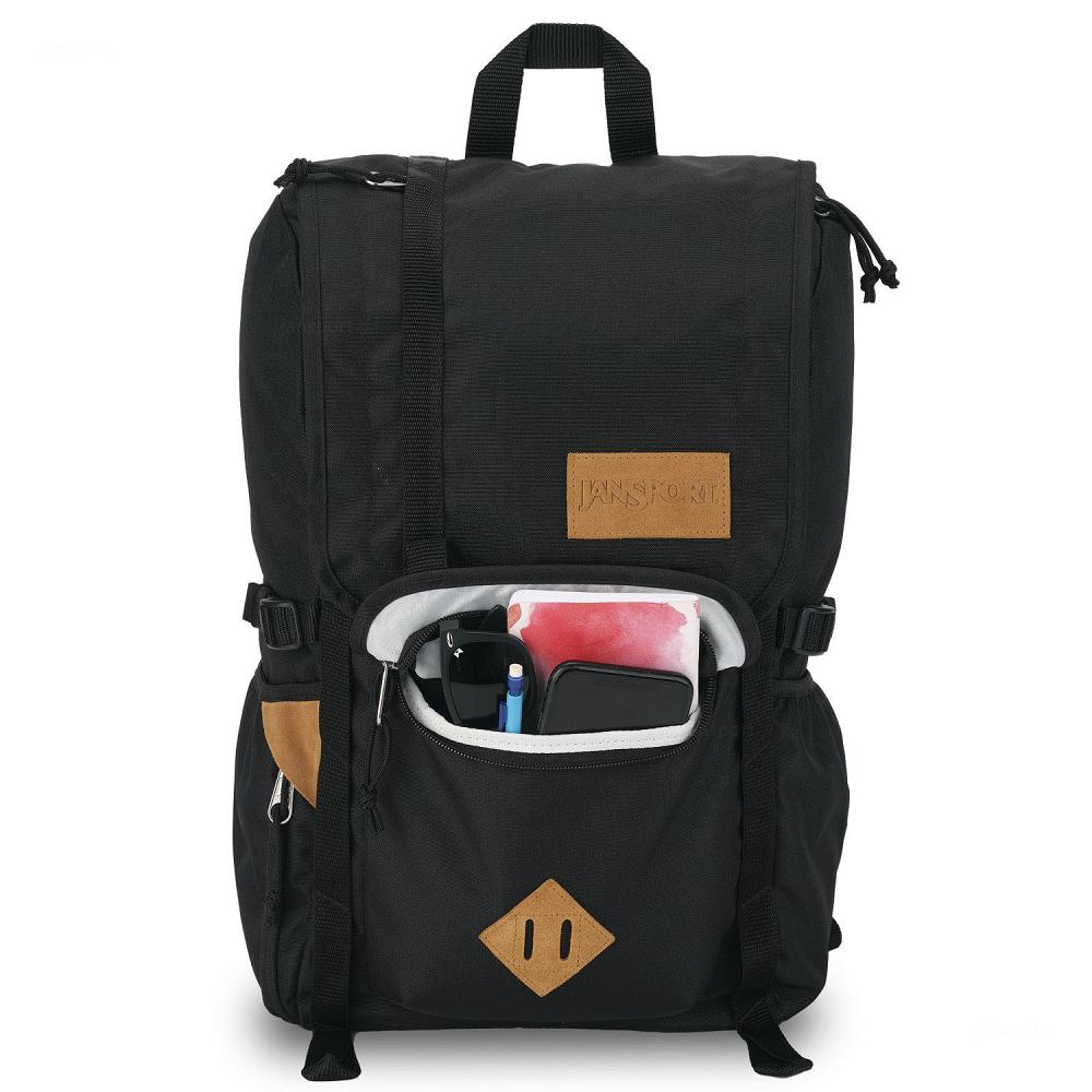 JanSport Hatchet Laptop Backpacks Black | AU_JS05B