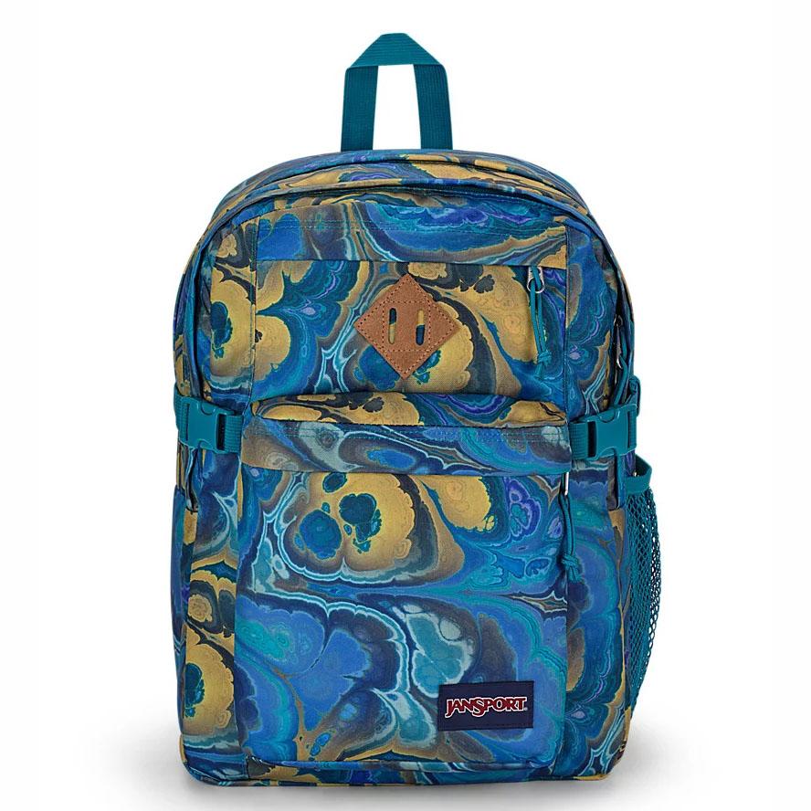 JanSport Main Campus Laptop Backpacks Blue | AU_JS429