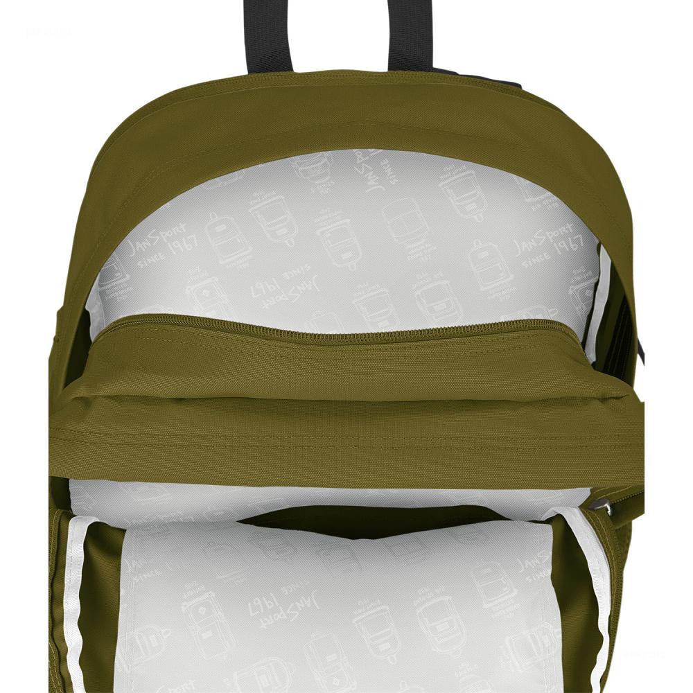 JanSport Main Campus Laptop Backpacks Olive | AU_JS484